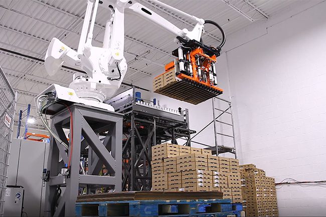 industries palletizing automation
