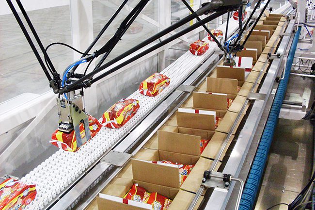 consumer goods automation packing