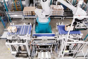 robotic repalletizing folding carton