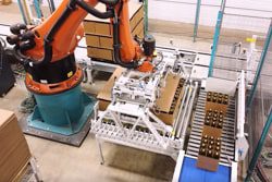 variety pack automation - robotic palletizer tool - palletizer - eoa tool - palletizing tool - axium