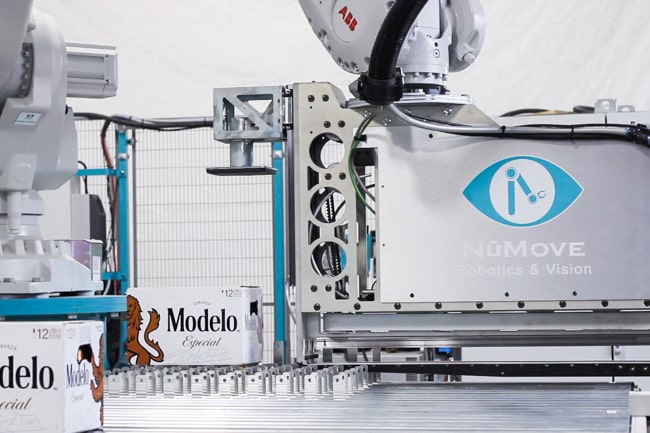 robotic mixed palletizer - mixed palletizing - palletizing solution - mixed load palletizing - mixed palletizer manufacturer - robotic system manufacturer - automation solutions