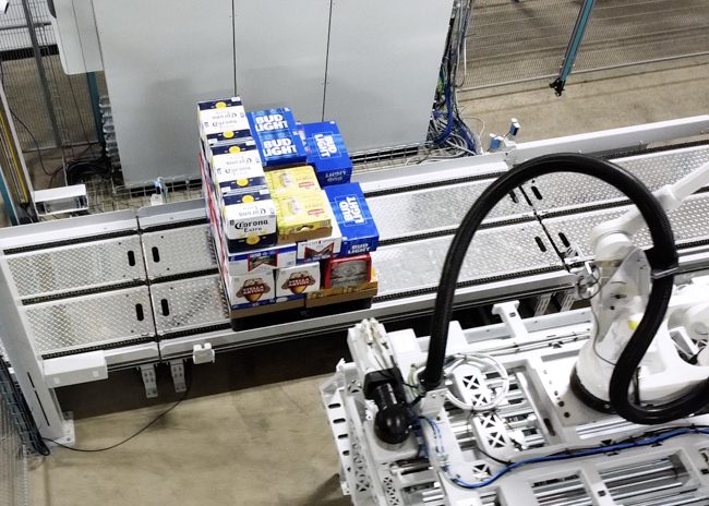 palettisation mixte robotisée par couche