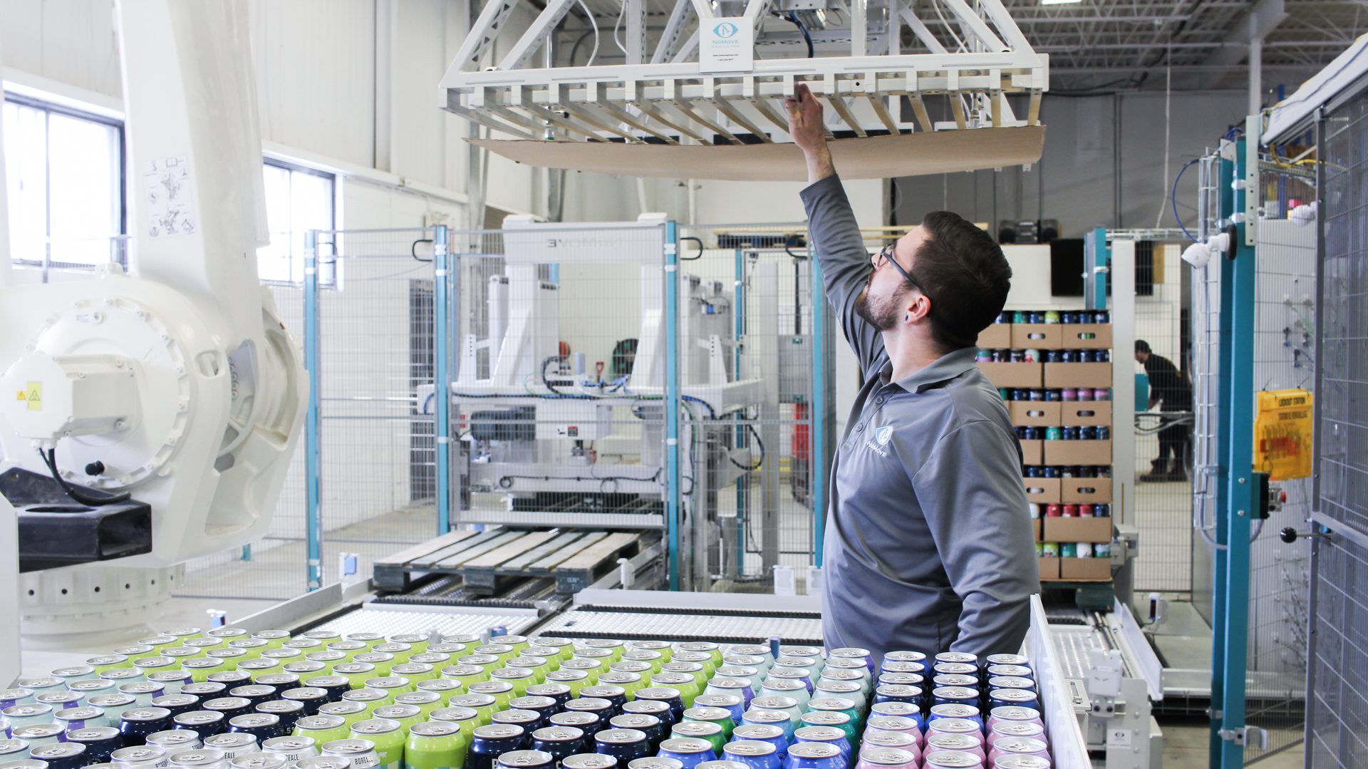 NūMove employee working on an industrial solution