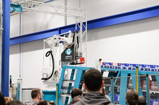 démonstration robotique chez numove