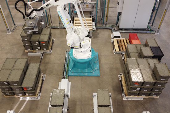 NūMove palettiseur de caisses