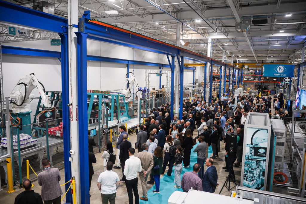 démonstrations lors de l'inauguration du centre d'excellence numove