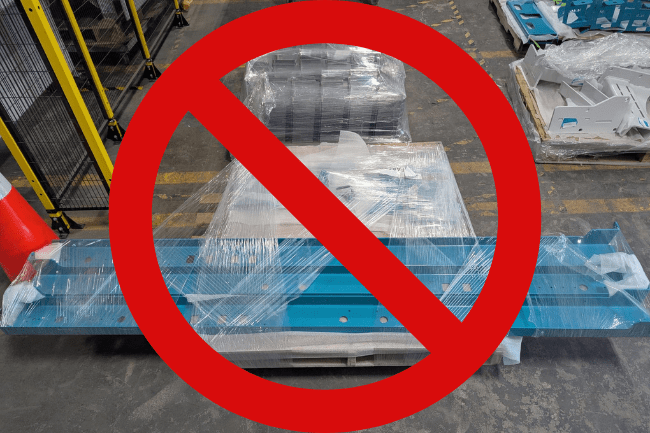 mauvaise paletissation de pièce