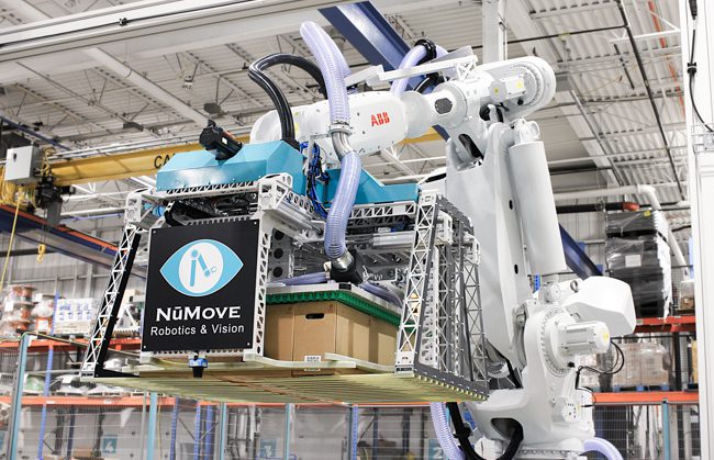 Un nouvel outil-robot de dépalettisation par couche sur le marché — Signé NūMove