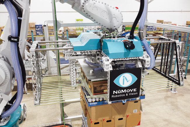 outil de dépalettisation robotisé