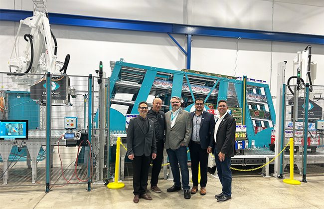 NūMove et KPI Solutions annoncent un nouveau système robotisé de préparation de commandes pour l’entreposage de breuvage