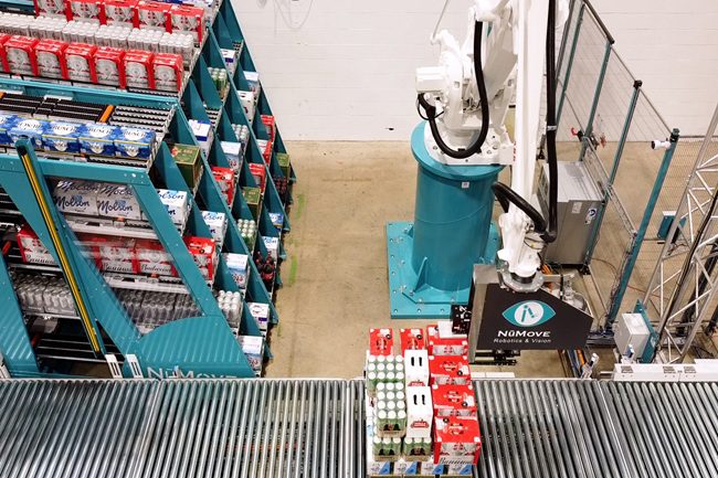 Préhenseur-robot à la palettisation pour le RAPTOR