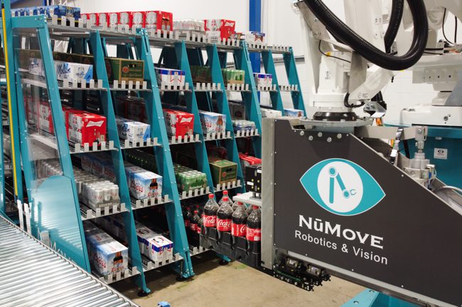 section de palettisation du RAPTOR