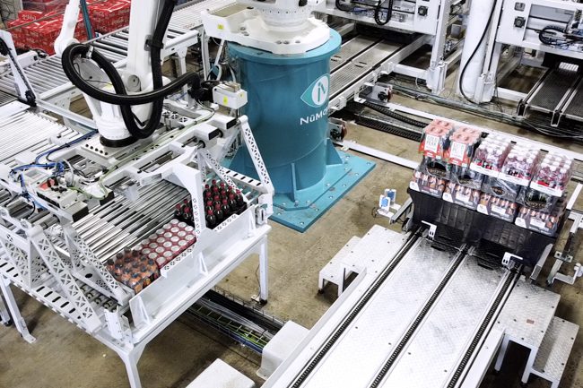 palettisation mixte robotisée par couche